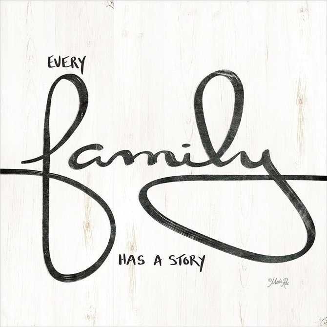 Every Family Has a Story - Cuadrostock