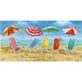 Bright Beach Chairs - Cuadrostock