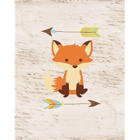 Fox On Wood