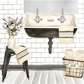 Farmhouse Bath II Sink - Cuadrostock