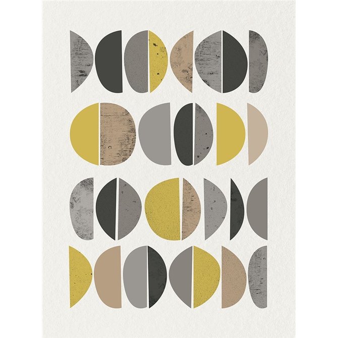 Mid Century Abstract Circle 8