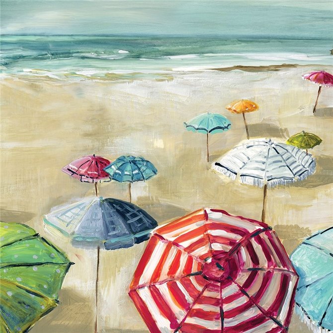 Umbrella Beach II - Cuadrostock