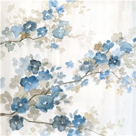 Cuadro para dormitorio - Dogwood in Blue I - Cuadrostock