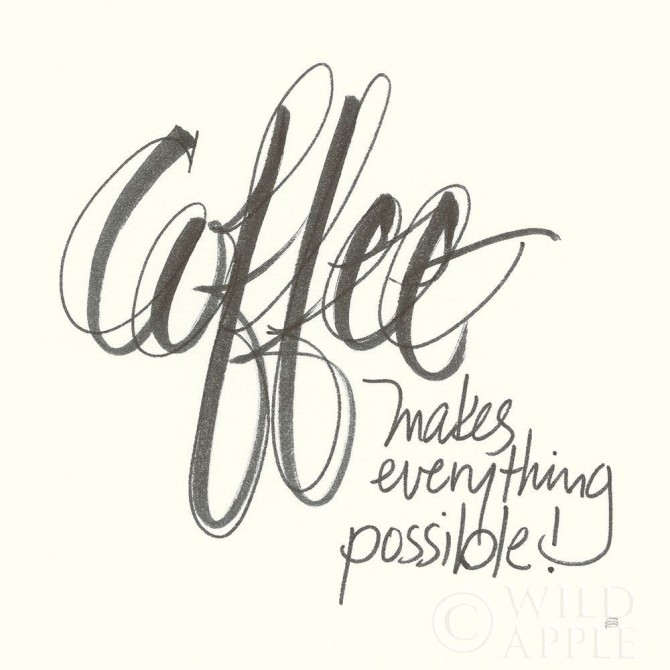 Coffee Sayings IV - Cuadrostock