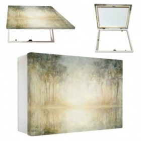 Tapacontador horizontal blanco 27597