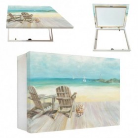 Tapacontador horizontal blanco 22708