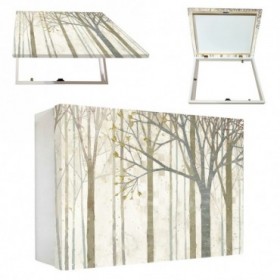 Tapacontador horizontal blanco 13420