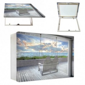 Tapacontador horizontal blanco VDP120