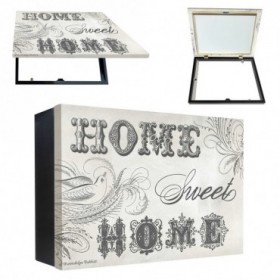 Tapa contador luz horizontal cajón negro Home