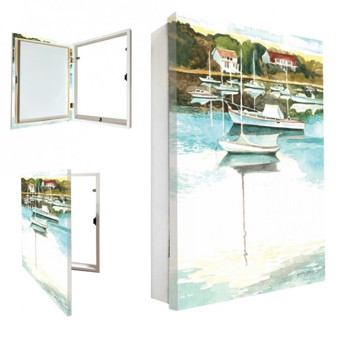 Tapacontador vertical blanco GOR-610