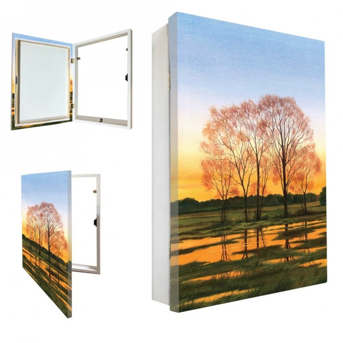 Tapacontador vertical blanco DKE-012