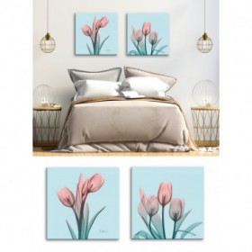 Juego 2 Cuadros Flores - Awakening Tulips