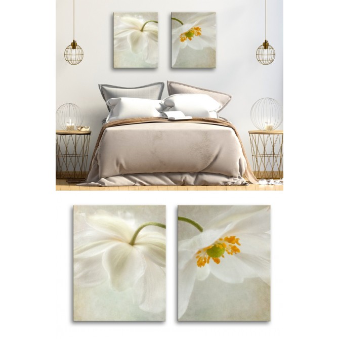 J2-M05-Flores blancas- Spring Bonnet I- 2 unidades
