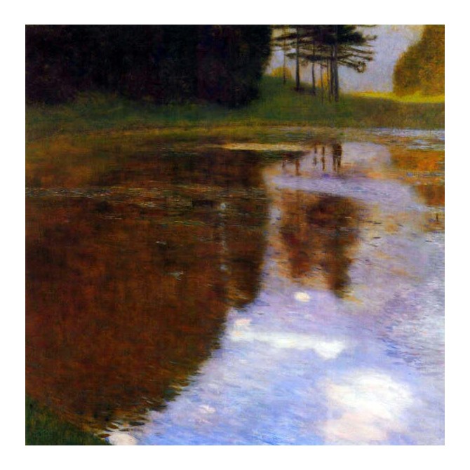 Lake in front of the Castle by Klimt