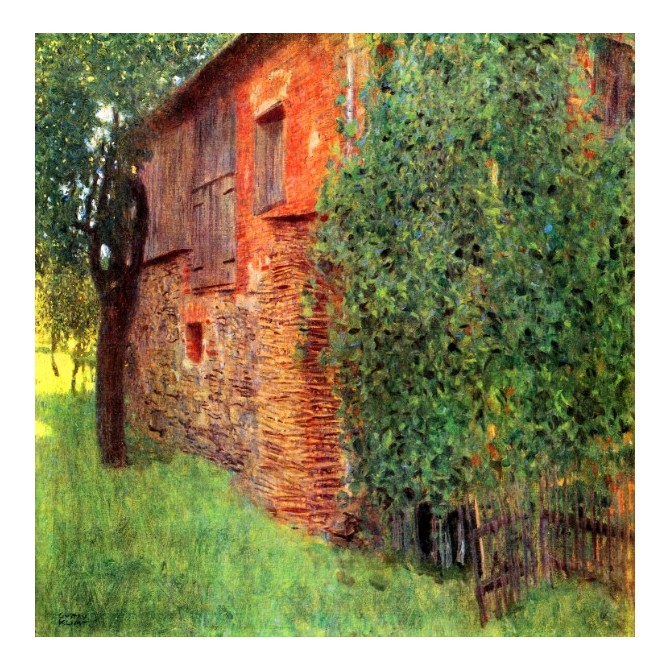 Farmhouse in Chamber in Attersee by Klimt