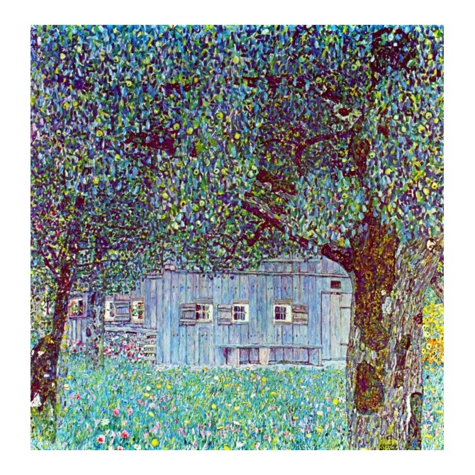 Farmhouse in Upper Austria by Klimt - Cuadrostock