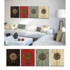 J4-M05-Juego de 4 - Mystic Bird Armoire-Apple Blossom-Cherry Blossom-Dragonfly