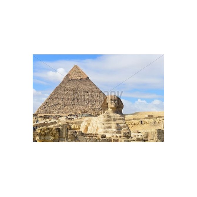 Esfinge y piramides de Giza en Egipto 117007835 - Cuadrostock