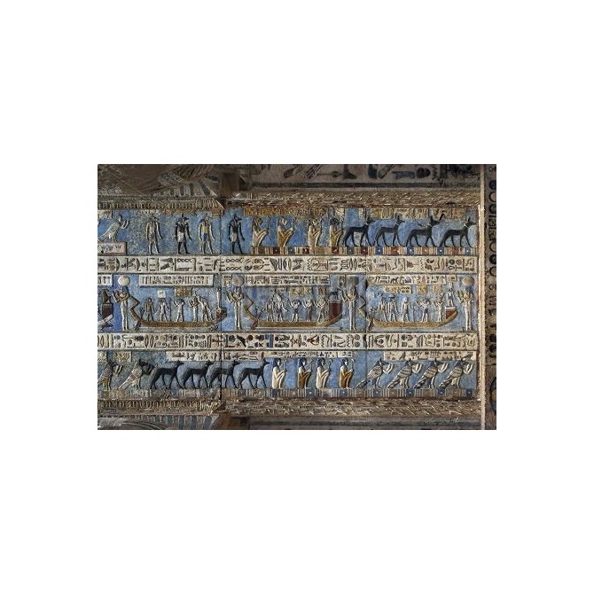 Jeroglífico en antiguo templo egicpio- 106749770