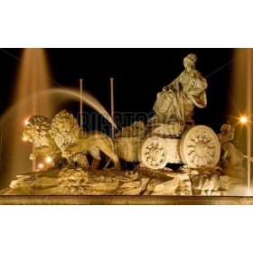 Cibeles at Night - Cuadrostock