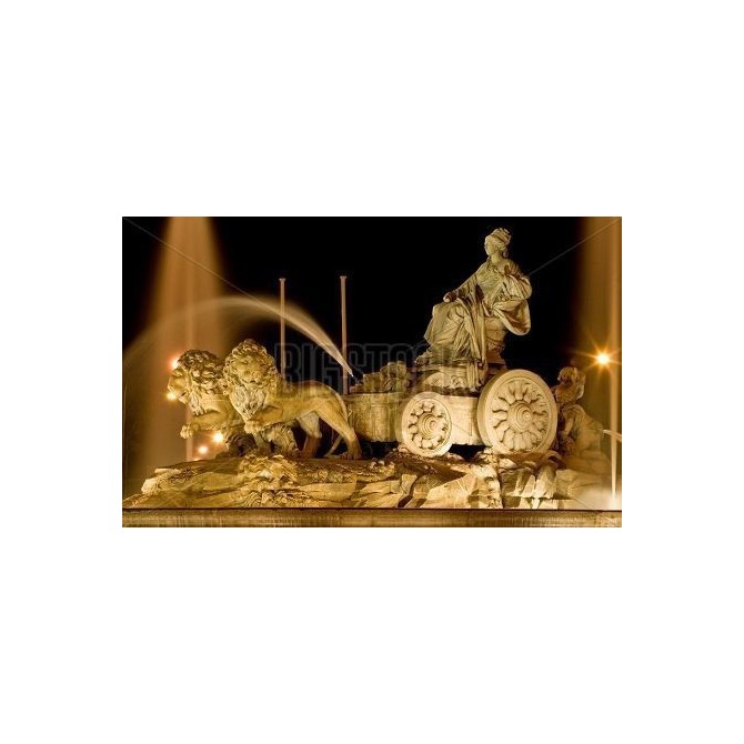 Cibeles at Night - Cuadrostock