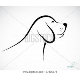 Vector Image Of An Dog Beagle