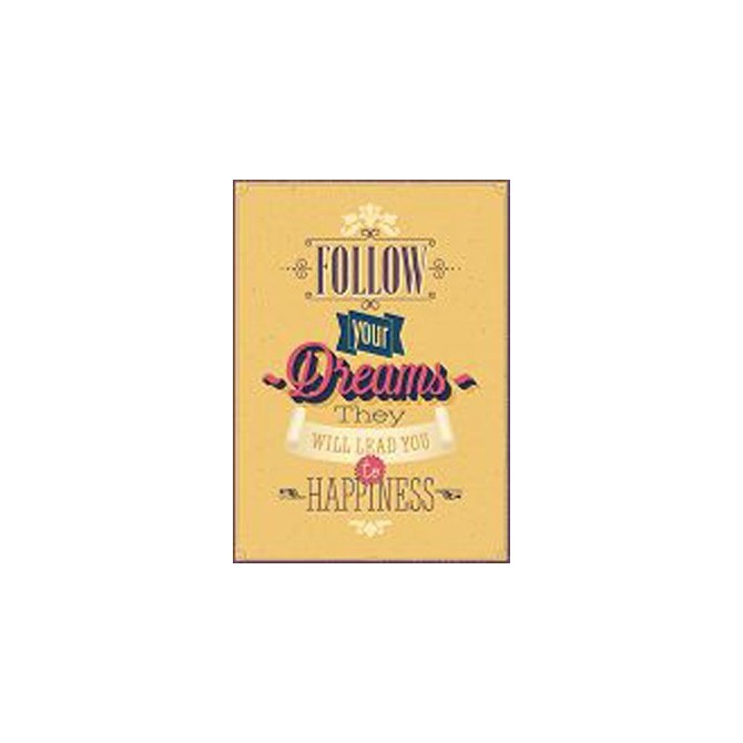 50973263-Vintage "Follow your Dreams" Poster. 7 tamaños disponibles - Cuadrostock