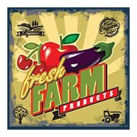 52122742-fresh farm sign. 7 tamaños disponibles