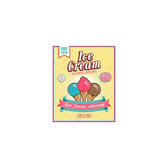 48889721-Vintage Ice Cream Poster. 7 tamaños disponibles