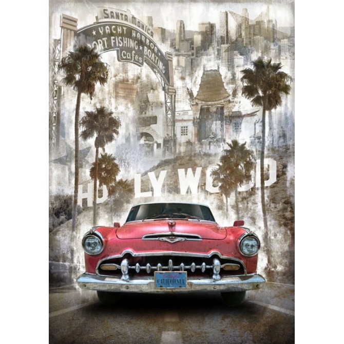 BRS-011-Cuadro Coche Hollywood