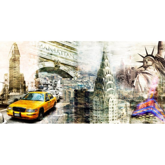 BRS-105 Cuadro Collage Manhatan