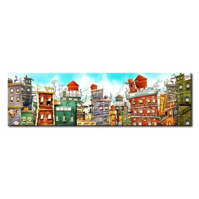 Cuadro The city 1 140x40