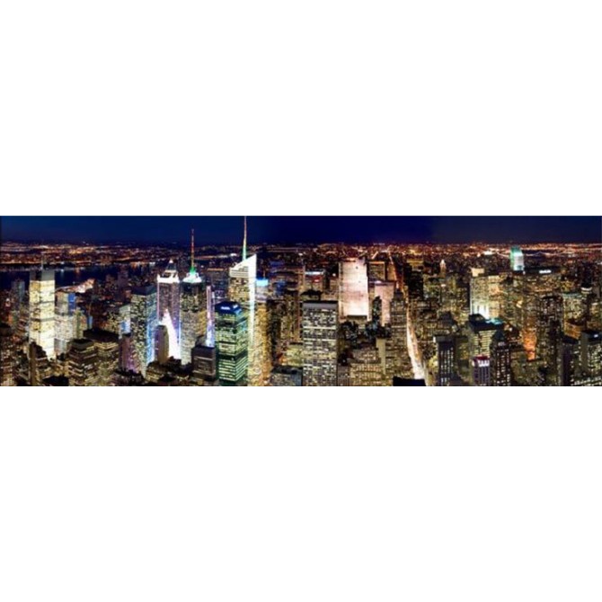 32249751 / Cuadro Manhattan por la noche 140 x 40
