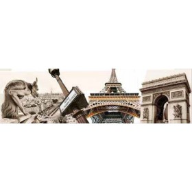 29218864 / Cuadro Grandes monumentos Paris 140 x 40 - Cuadrostock