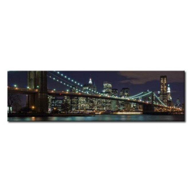 19853067_X / Cuadro New York Noche 140 x 40