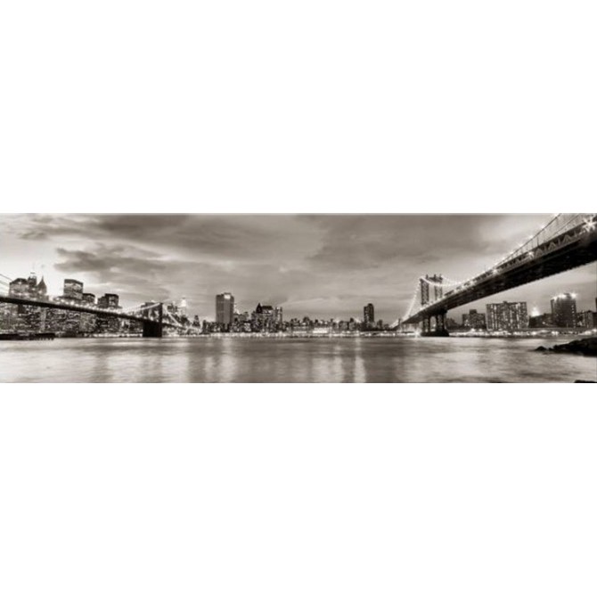 10111095-G / Cuadro Puentes de Brooklyn y Nueva York 140x40