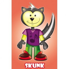Cuadro Gato Skunk -09 - Cuadrostock