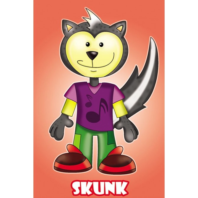 Cuadro Gato Skunk -09