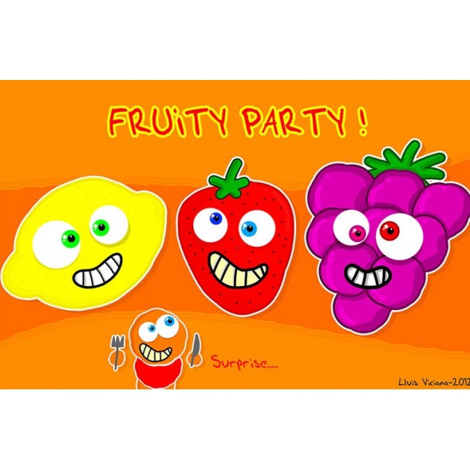 Cuadro Fruity Party 04 - Cuadrostock