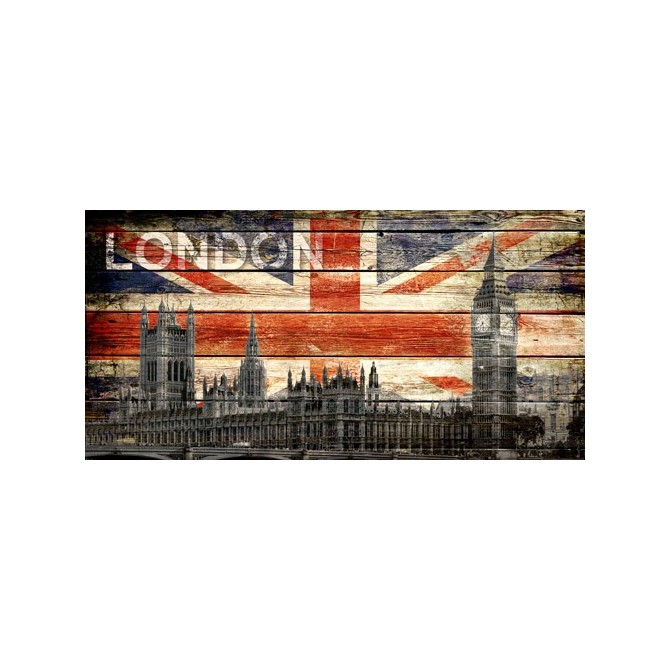 JHR-Cuadro Bandera - UK Collage 2 - Cuadrostock