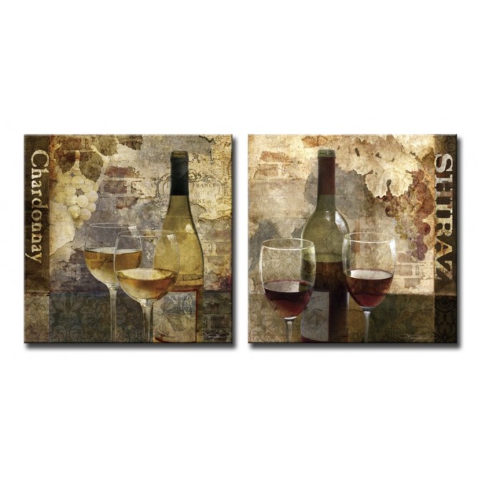 XL73-12884-5 / Cuadro Shiraz & Chardonnay - Cuadrostock