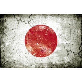 JHR-Cuadro bandera - Japón 1 - Cuadrostock