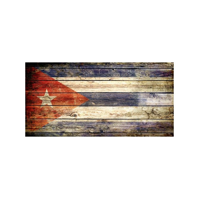 JHR-Cuadro bandera - Cuba 2 - Cuadrostock