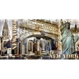 PR-Cuadro Collage New York 01 - Cuadrostock