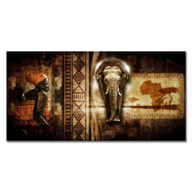 LH-2032 Cuadro Collage Africa