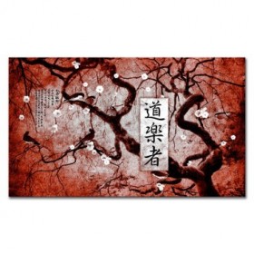LH-2007 Cuadro Kanji Libertine Rojo