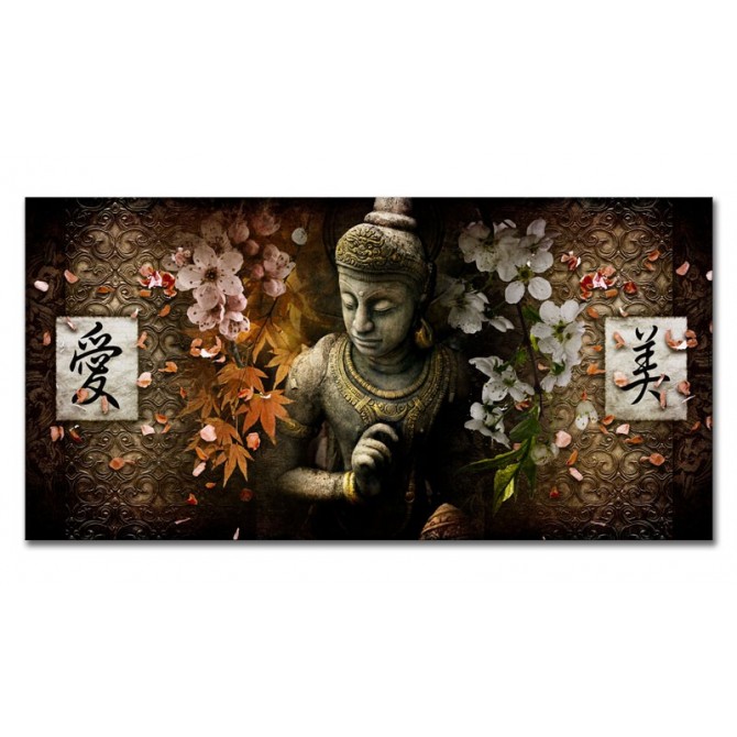 LH-2023 Cuadro Buda - Kanji Love and Beauty