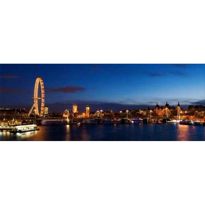 12475795 / Cuadro London panoramic ,including Big Ben and Houses of Parliament - Cuadrostock