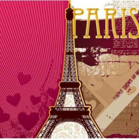 20667832 / Cuadro Torre Eiffel collage