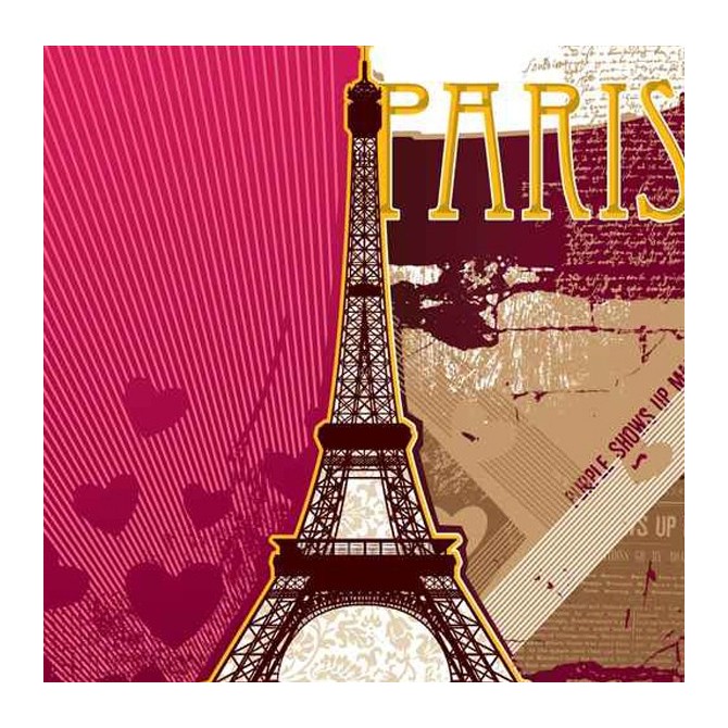 20667832 / Cuadro Torre Eiffel collage - Cuadrostock